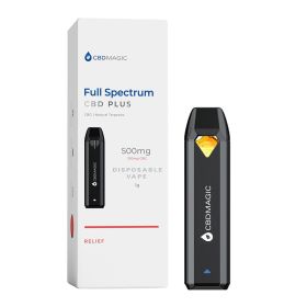 Full Spectrum CBD Vape for Relief 850mg (Terpene Profile: OG, Type: Relief)